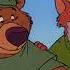 Robin Hood Little John Walking Through The Forest