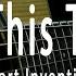 All This Time Six Part Invention Acoustic Karaoke