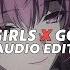 One Of The Girls X Good For You Edit Audio Audioedit Copyrightfreemusic