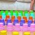 Öykü Pretend Play With Colored Cups Plastic Cup Joke Fun Kid Video