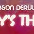 Jason Derulo The Sky S The Limit Lyrics